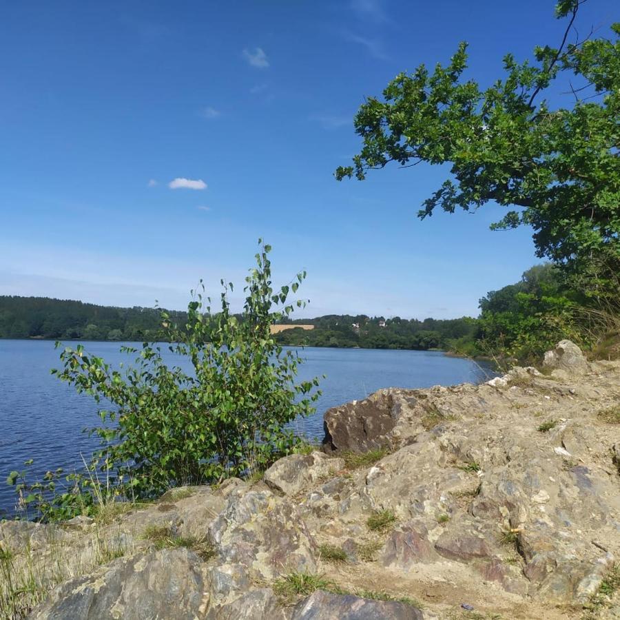 Relax chatka u jezera Skalka Cheb Exteriér fotografie